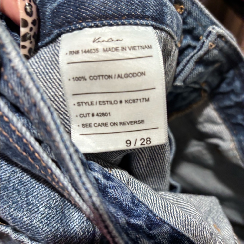 KanCan Henry Ultra High Rise Wide Fit  9/28 - Picture 3 of 5